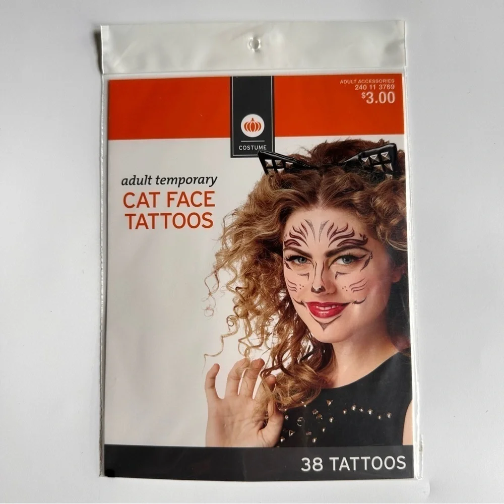 Target Halloween Animal Face Tattoos